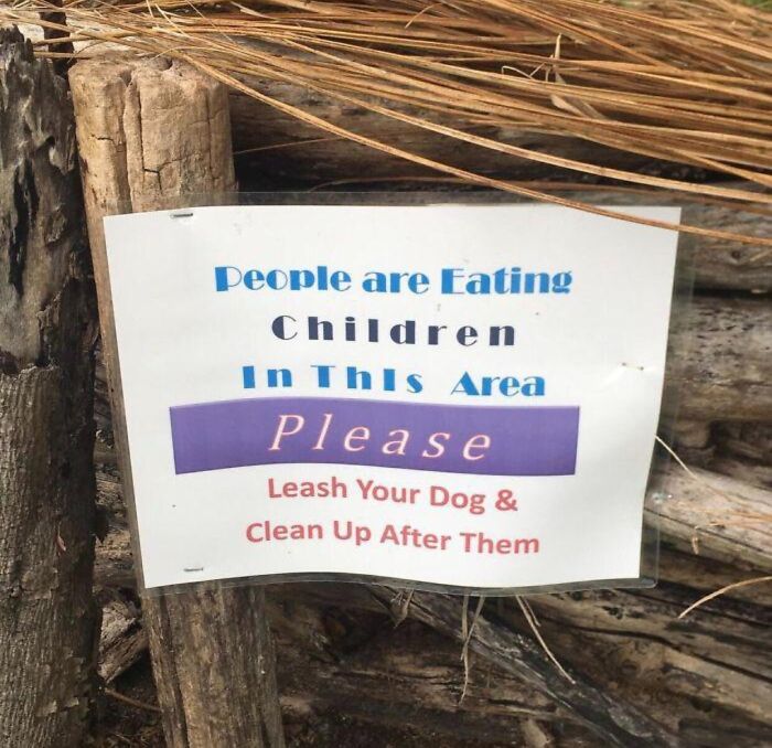 Warning: People Are Eating Children Around Here