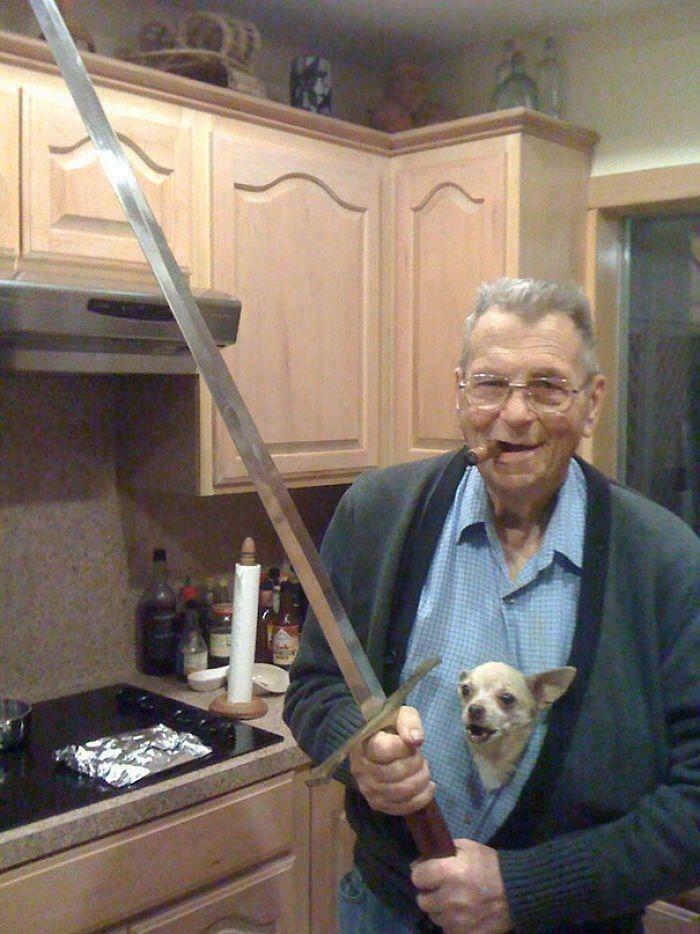Grandpa Is a Knight—Legendary Status Confirmed