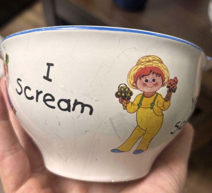 Blursed Ice Cream Bowl: Sweet and Strange