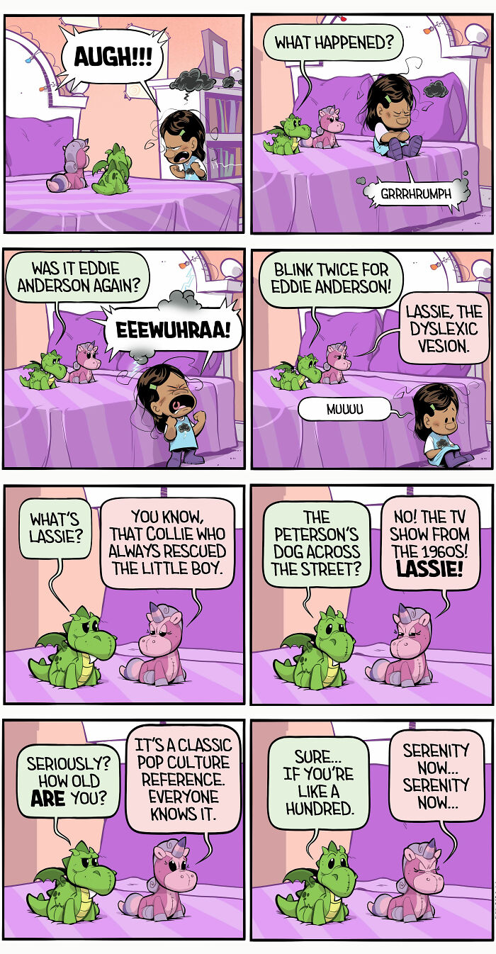 30 Hilarious Stuffed Dragon Comics That Nail Kids' Wild Imaginations