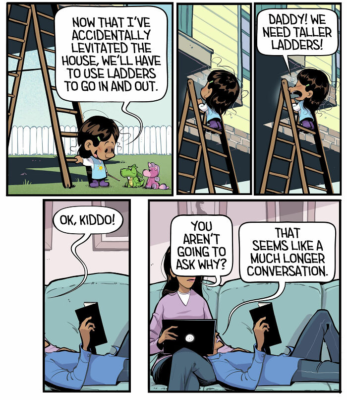 30 Hilarious Stuffed Dragon Comics That Nail Kids' Wild Imaginations