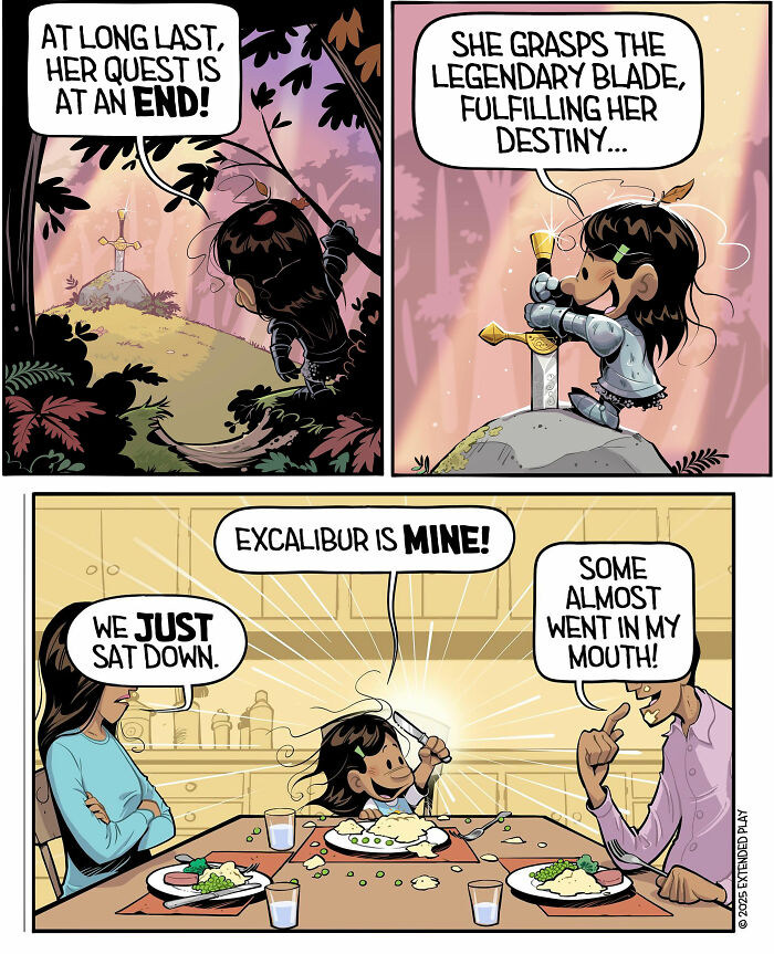 30 Hilarious Stuffed Dragon Comics That Nail Kids' Wild Imaginations