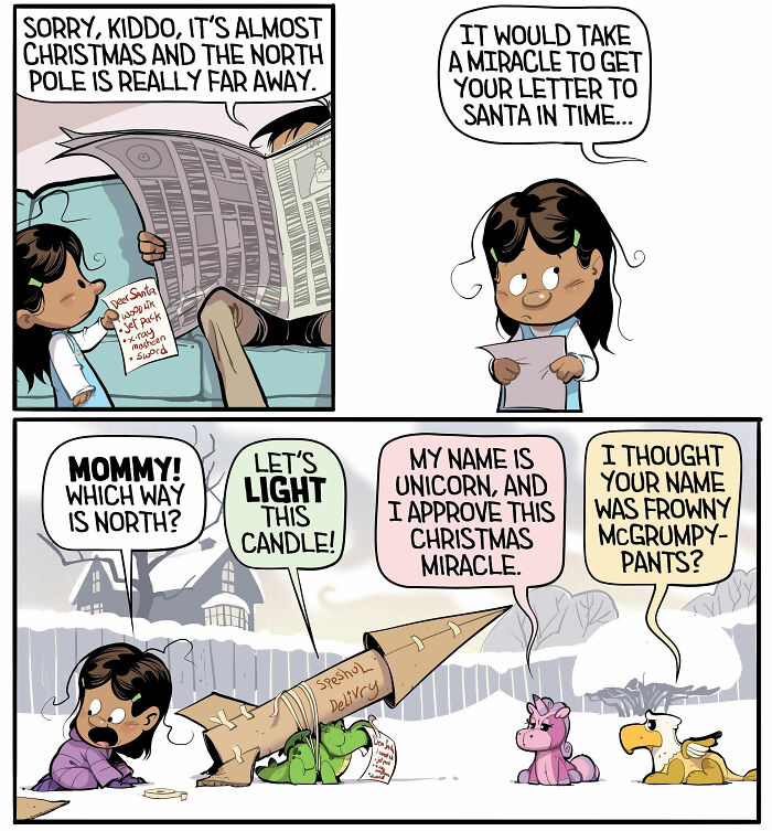 30 Hilarious Stuffed Dragon Comics That Nail Kids' Wild Imaginations