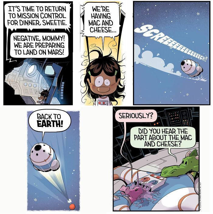 30 Hilarious Stuffed Dragon Comics That Nail Kids' Wild Imaginations