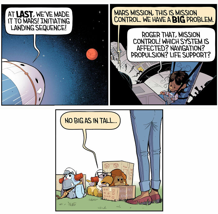 30 Hilarious Stuffed Dragon Comics That Nail Kids' Wild Imaginations