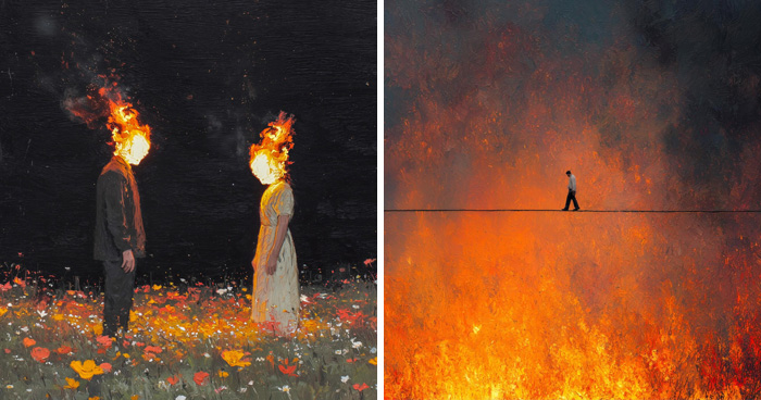 Get Lost In These Mind-Bending, Dreamy Artworks That Feel Like Emotional Rollercoasters