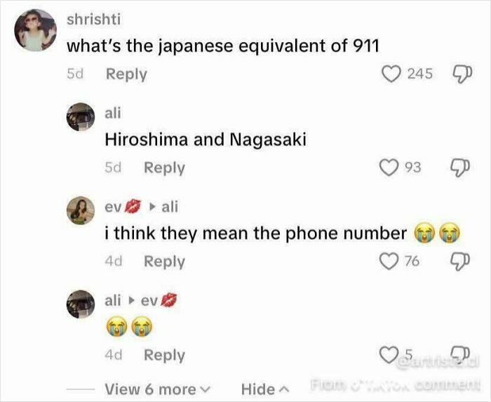 Hiroshima & Nagasaki: Serious Talk, Funny Replies