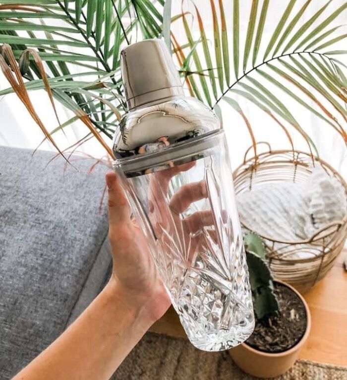 Give Dad A Glass Cocktail Shaker So He Can Transform From Regular Dad To Fancy Mixologist (Socks With Sandals Optional)
