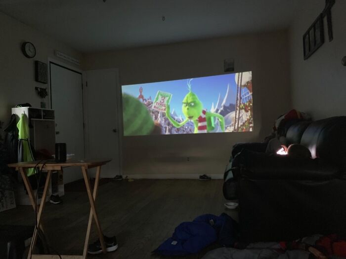 Take Movie Nights To The Next Level With This Wi-Fi Mini Projector That Turns Any Room Into A Cinema