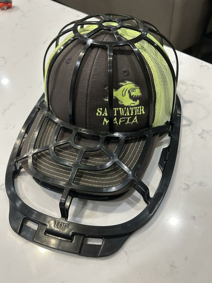 Save Your Dad’s Favorite Baseball Cap From The Sad, Flattened Fate With This Cap Cage
