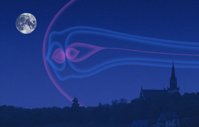 If Our Eyes Could See Magnetic Fields, Jupiter Would Look Like A Neon Space Party