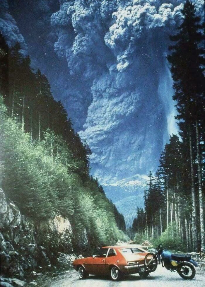Epic Photo Of Mount St. Helens Eruption, Shot Just Before Chaos