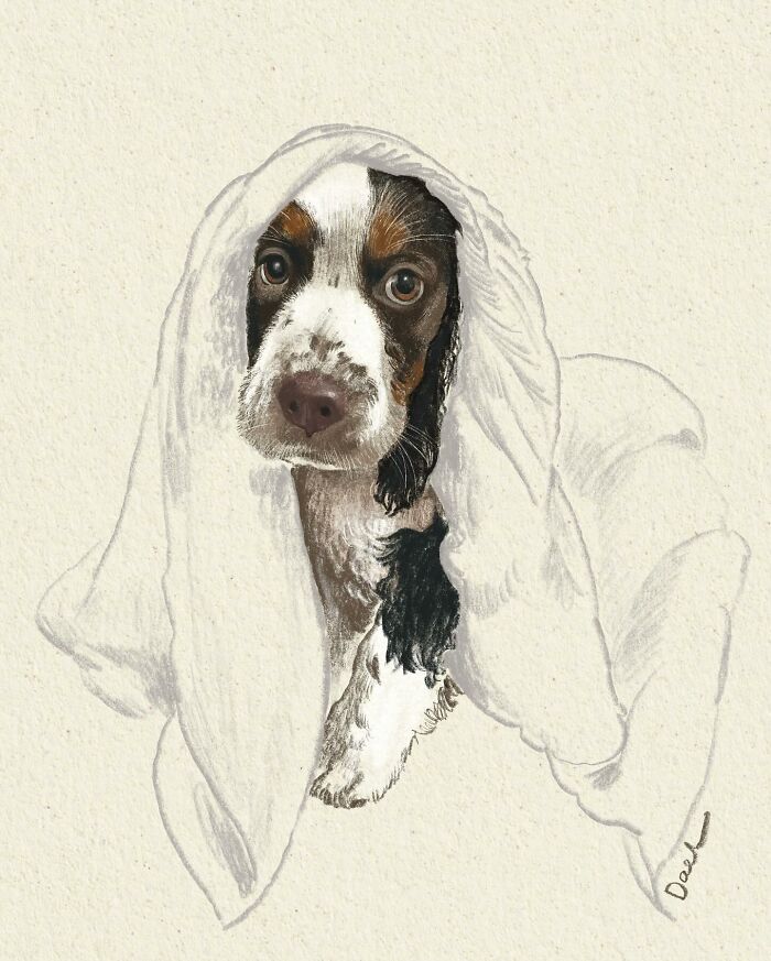 Wait, They Actually Drew These Dogs? (76 Pics Of Pure Pupper Magic)