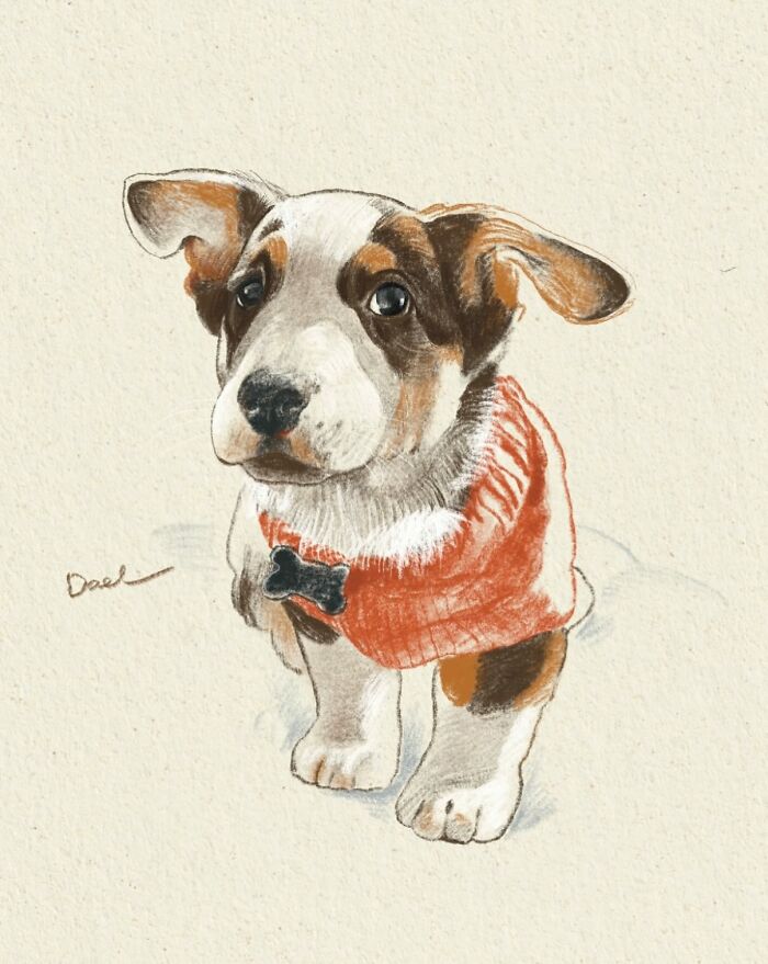 Wait, They Actually Drew These Dogs? (76 Pics Of Pure Pupper Magic)