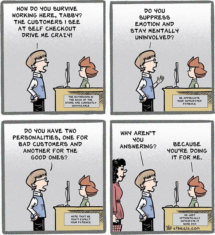 50 Hilarious Comics That Nail Retail Life So Perfectly You'll LOL