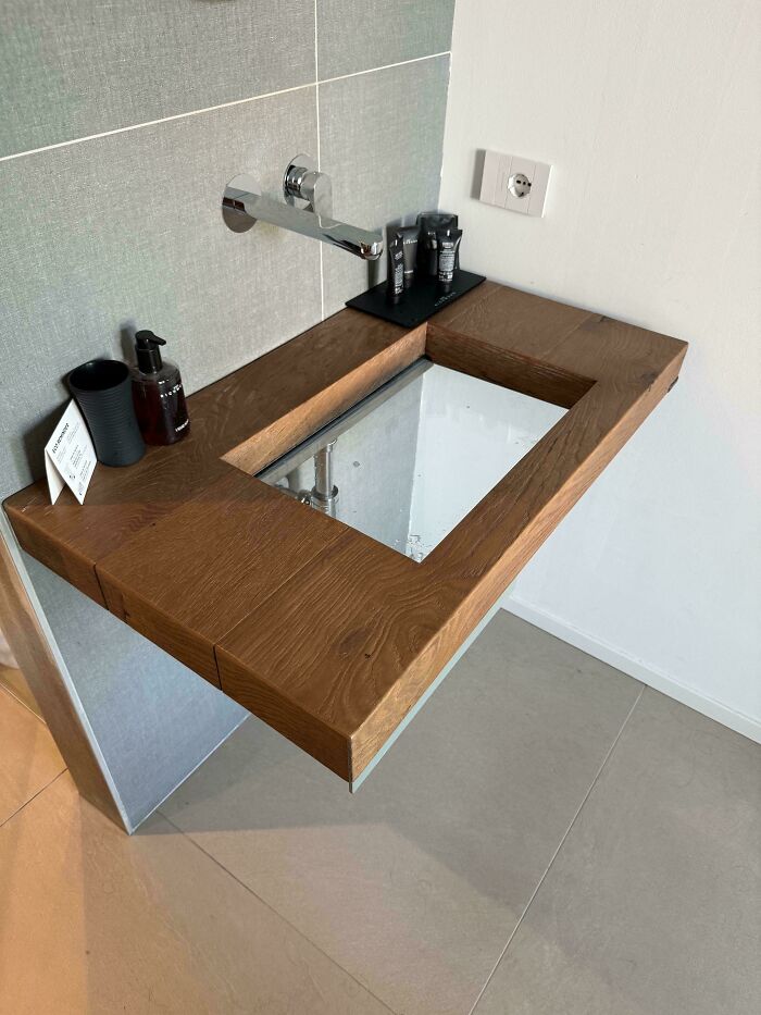 A Glass Sink That Makes You Nervous