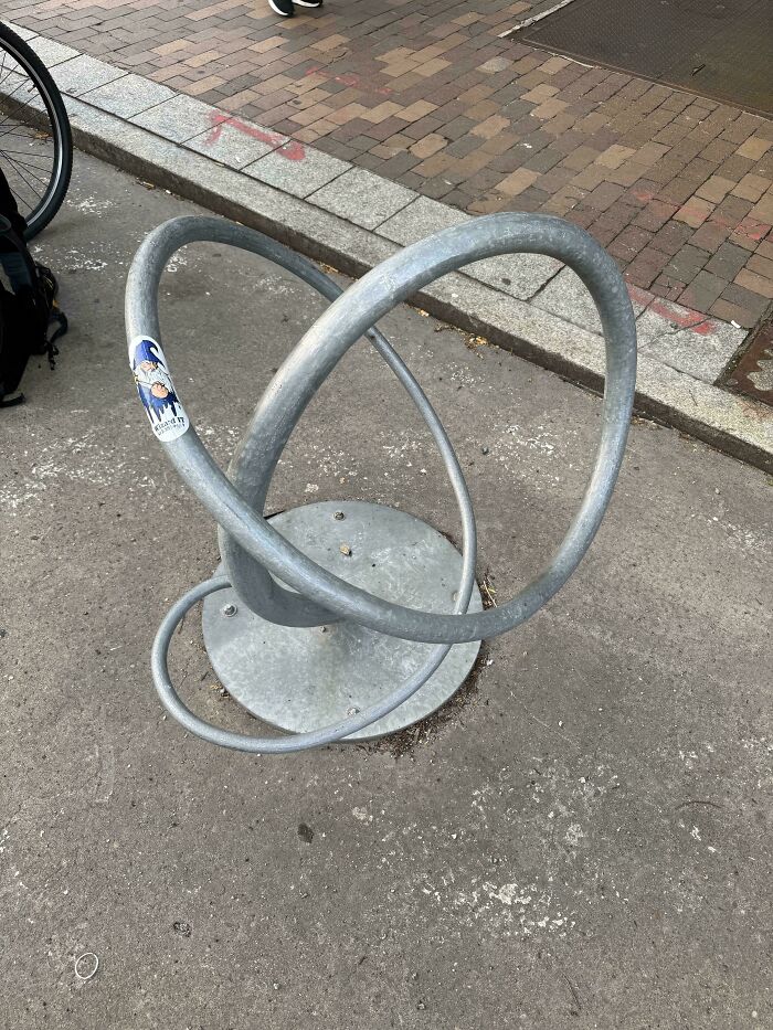 Bike Rack That’s All About Looks, Not Function