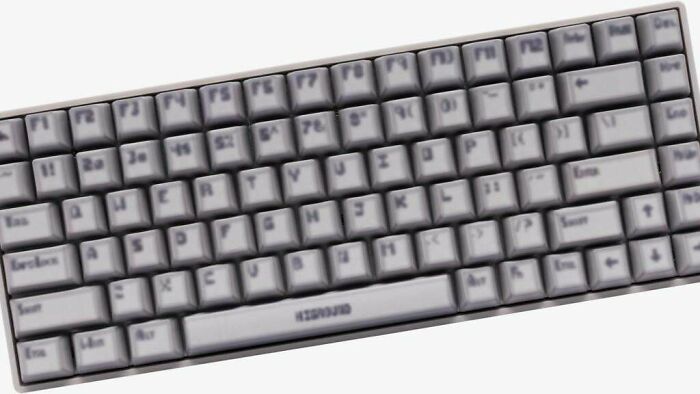 Keyboard With Blurry Keys That Look Like Old Games
