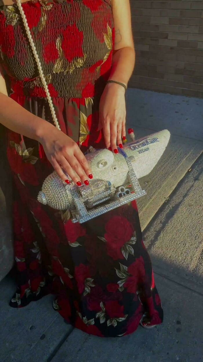 Bedazzled Oceangate Submersible Purse? Sure!