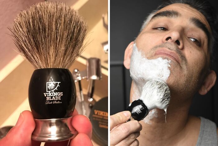 Dad’s Shave Routine Just Got A Glow-Up With This Luxury Shaving Brush