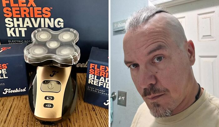 A Curved Head Shaver Means Dad’s Shaved Head Stays On Point Without Awkward Moves
