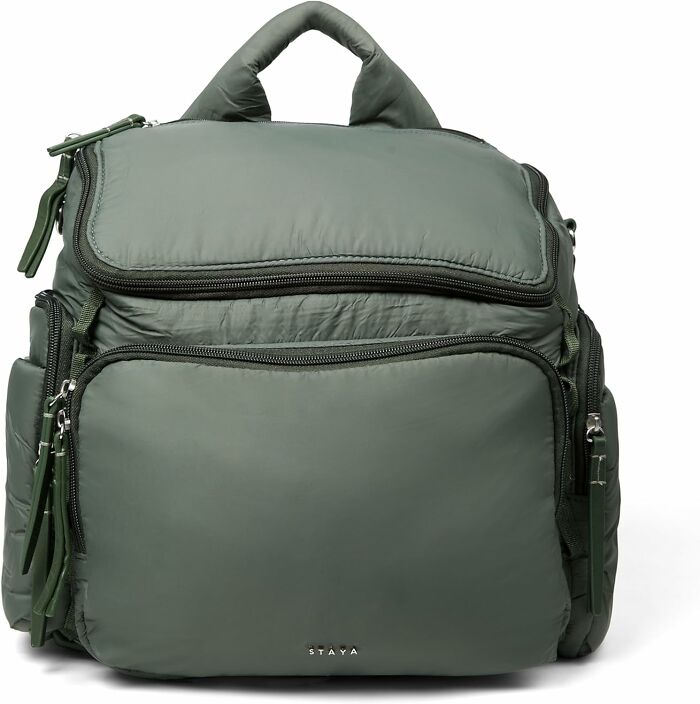 This Stylish Staya Diaper Bag Means New Dad Actually Wants To Show Up Carrying It