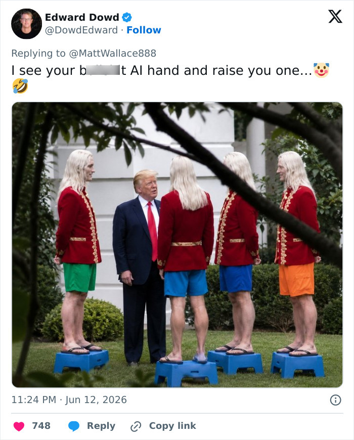 Wait, Who Are These Tall, Blonde Mystery Guests in Trump's Viral Pic?