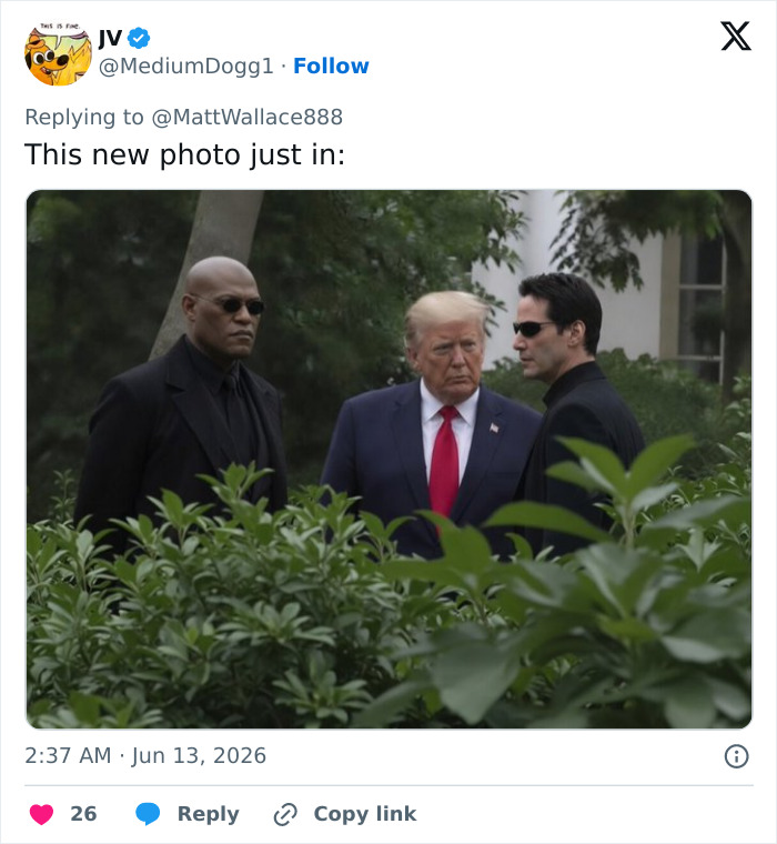 Wait, Who Are These Tall, Blonde Mystery Guests in Trump's Viral Pic?