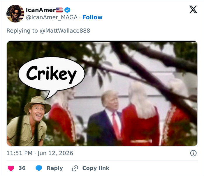 Wait, Who Are These Tall, Blonde Mystery Guests in Trump's Viral Pic?