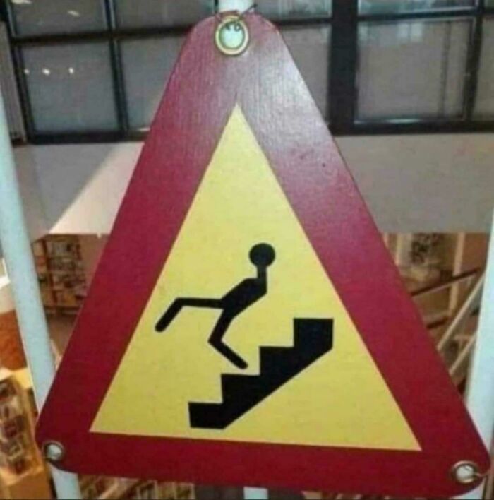 Imagine Trying To Walk Down These Stairs Like This… Good Luck!