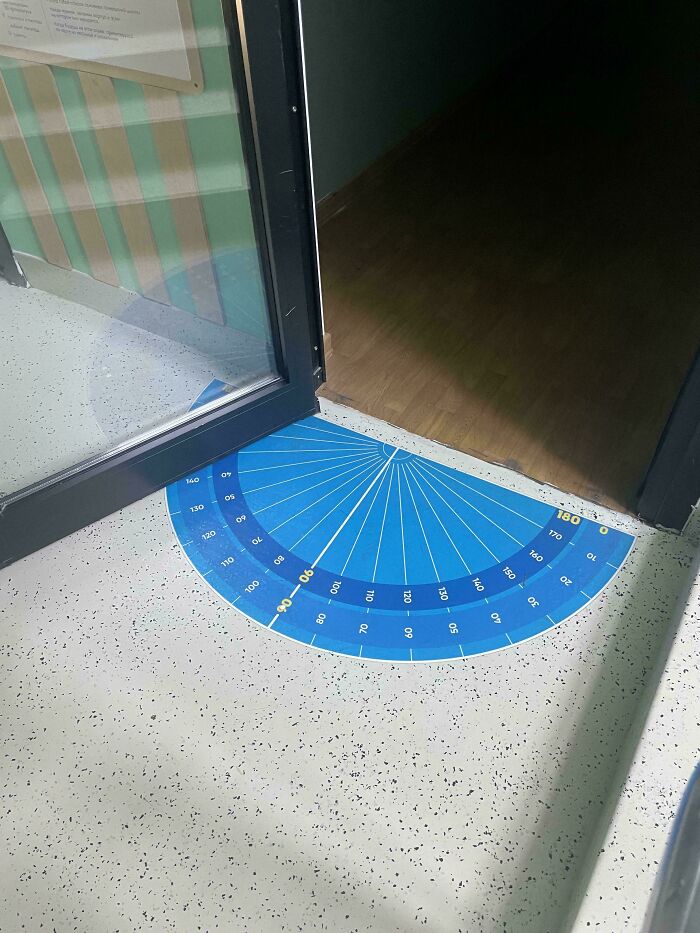 Floor Decal At My Brother’s School. What Is This??