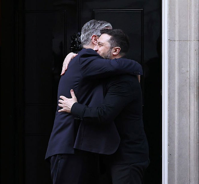 Zelensky And Starmer After That Not-So-Nice Comment Got Shut Down