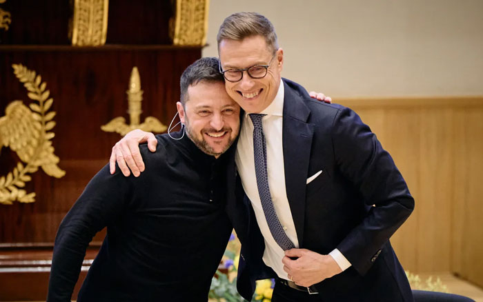 Zelensky and Finland’s President Just Chilling Like Old Pals