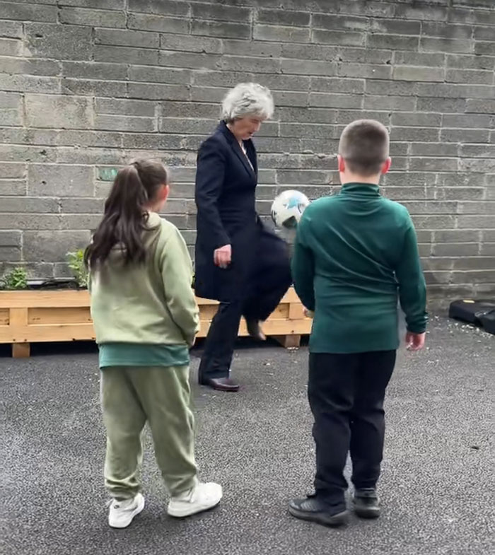Catherine Showing Off Her Skills in Dublin