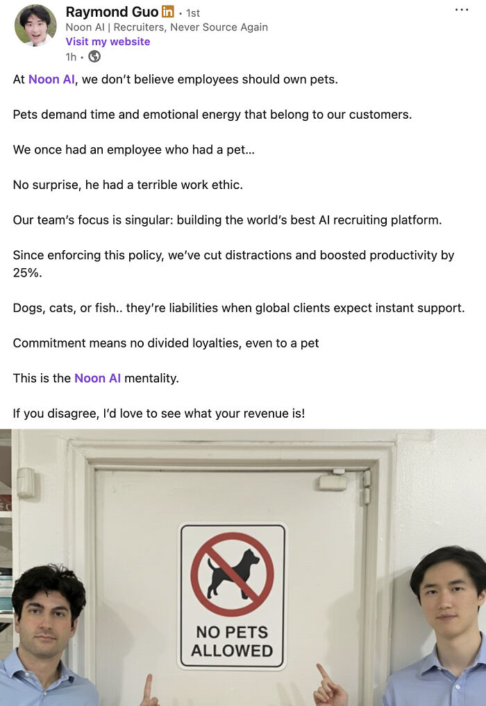 Just Saw This Post On LinkedIn And Knew This Subreddit Would Love It