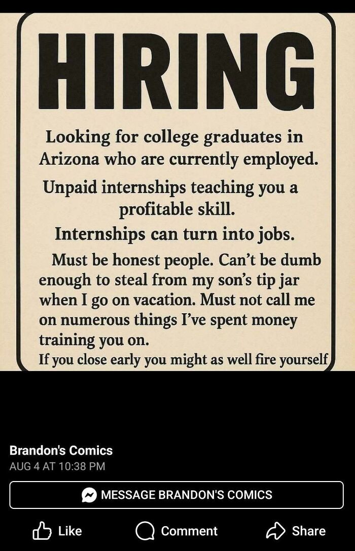 Not My Boss But This Local Comic Shop Owner’s Post Is Gold