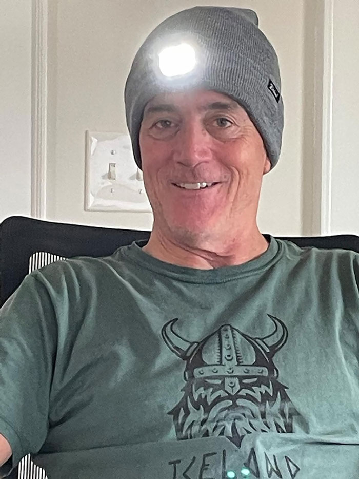 A Beanie With A Built-In Flashlight? Yep, Dad Can Now Search The Garage And Walk The Dog Without Dropping His Sandwich