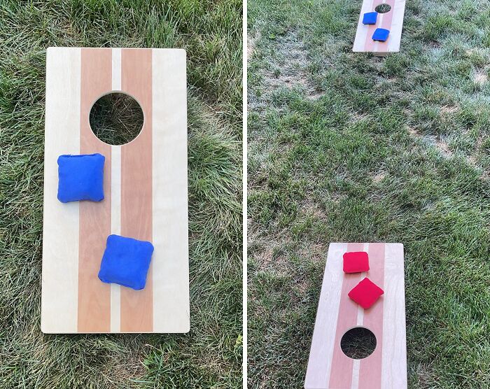 Travel Size Cornhole Set Means Dad Can Make Any Spot A Tournament, No Assembly Required