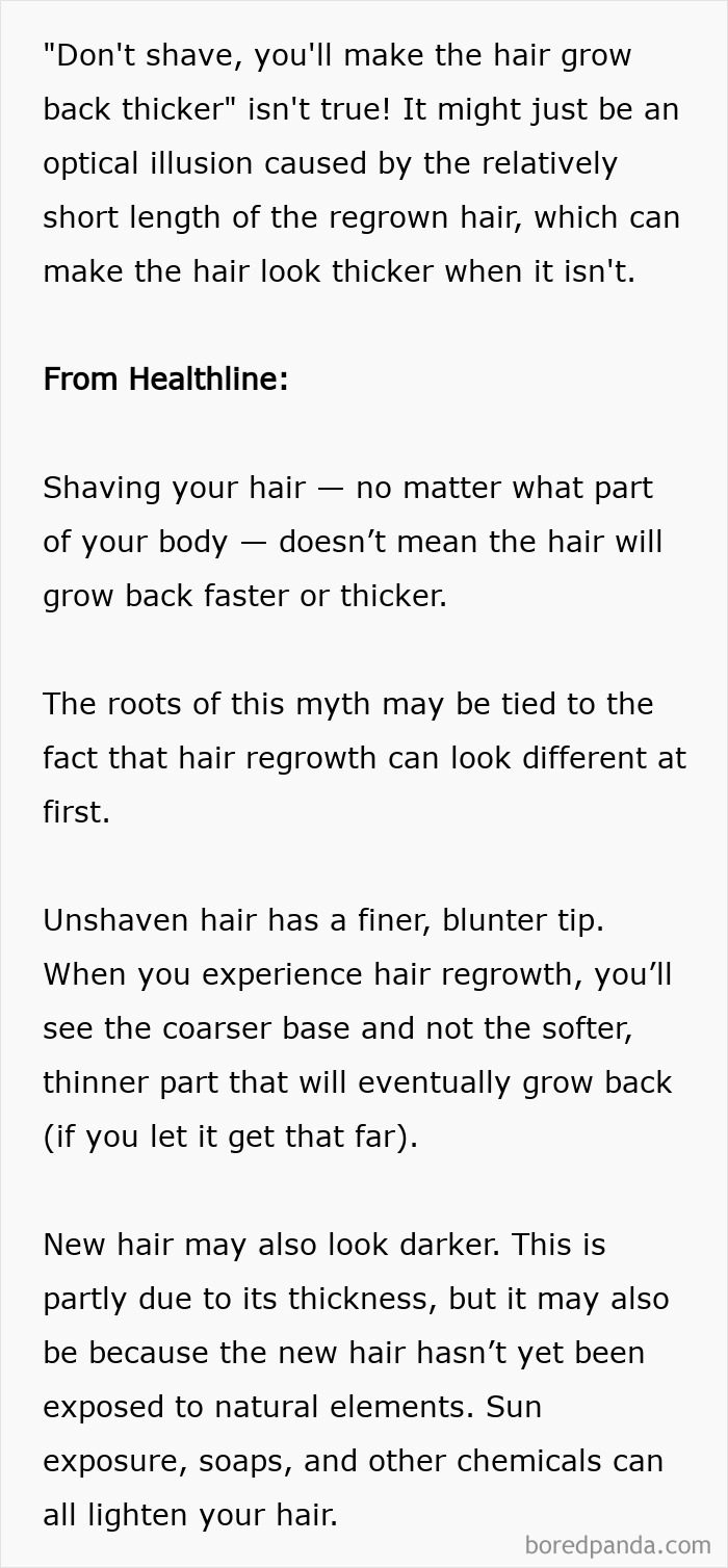 Shaving Doesn’t Make Hair Thicker (Phew!)