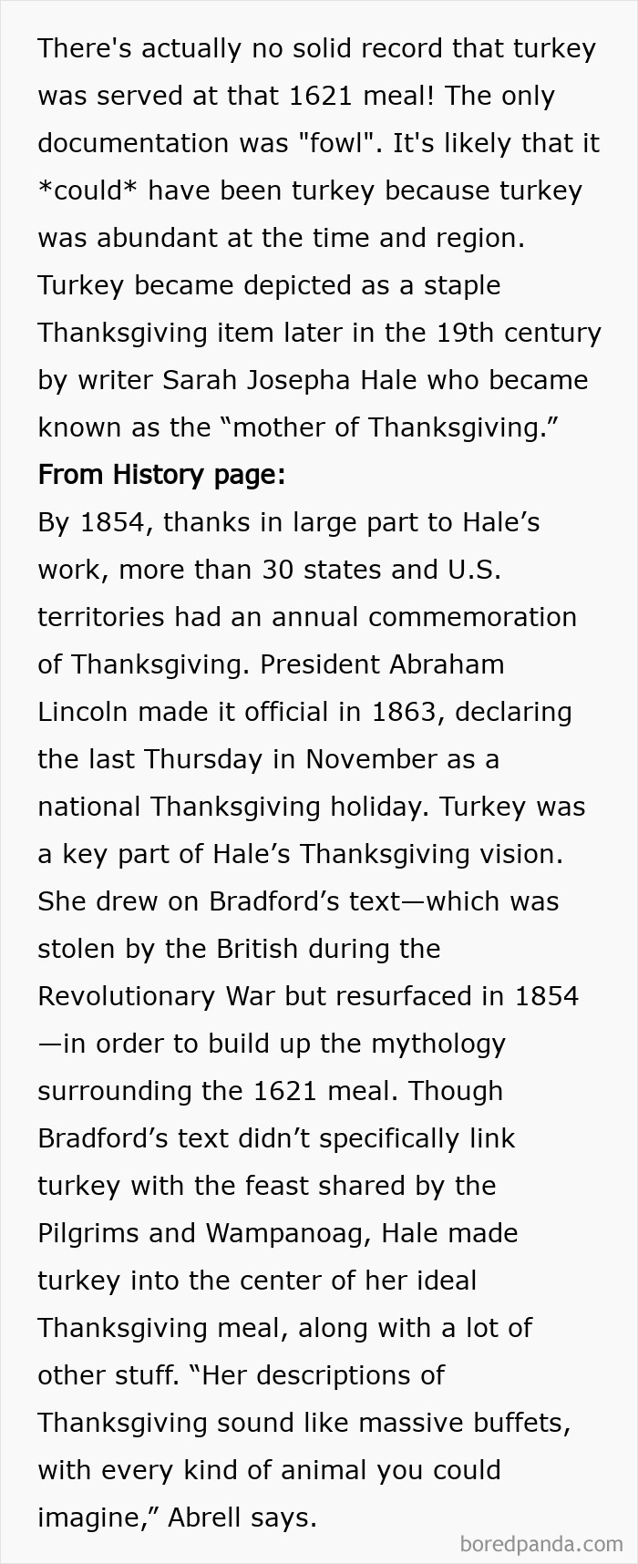 Turkey Might Not Have Been At The ‘First’ Thanksgiving