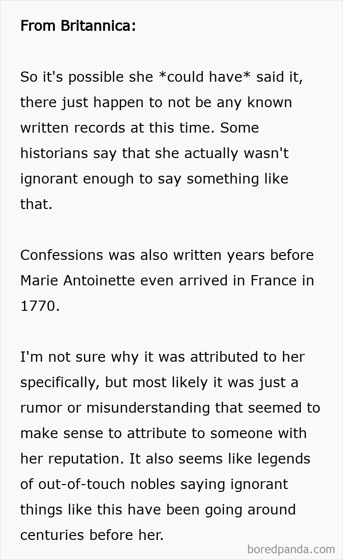 Marie Antoinette Didn’t Say 'Let Them Eat Cake'
