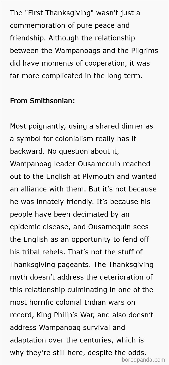 Thanksgiving 1621 Wasn’t Just A Friendly Feast