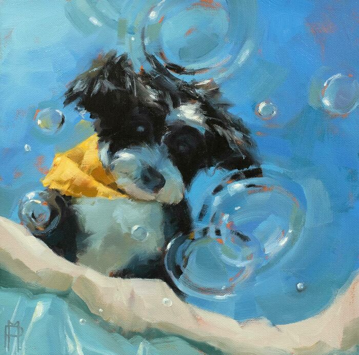 These Underwater Oil Paintings Will Make You Feel Like You're Actually Swimming!