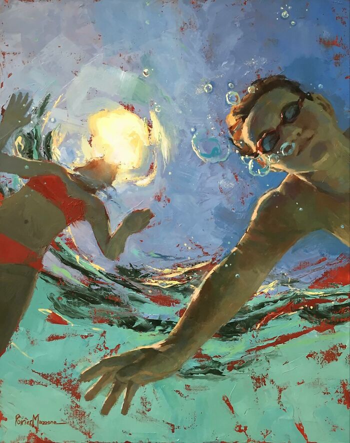 These Underwater Oil Paintings Will Make You Feel Like You're Actually Swimming!