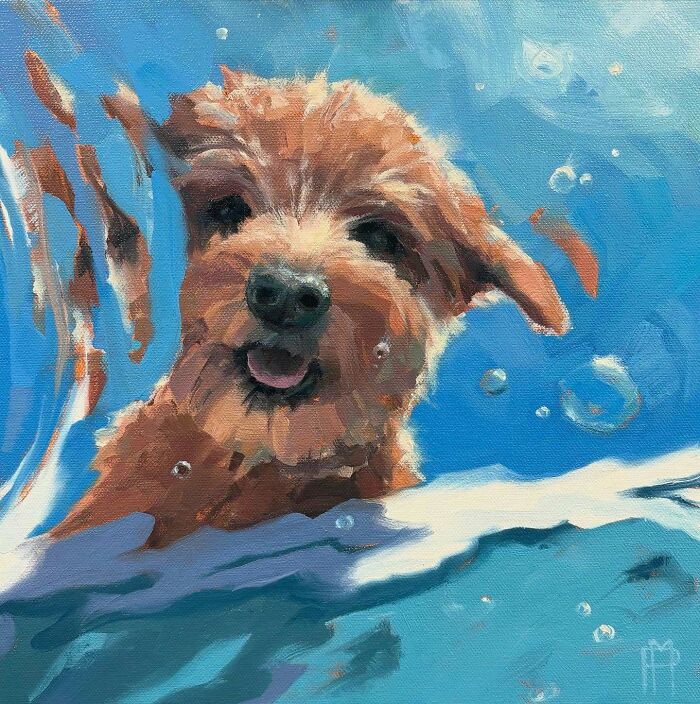 These Underwater Oil Paintings Will Make You Feel Like You're Actually Swimming!
