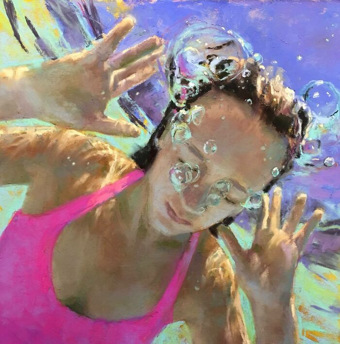 These Underwater Oil Paintings Will Make You Feel Like You're Actually Swimming!