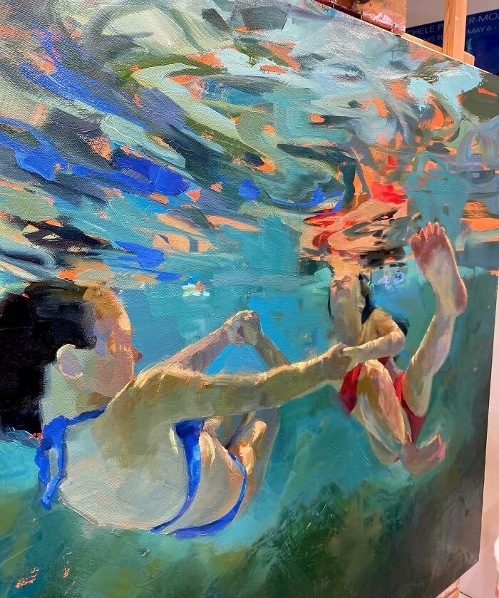 These Underwater Oil Paintings Will Make You Feel Like You're Actually Swimming!
