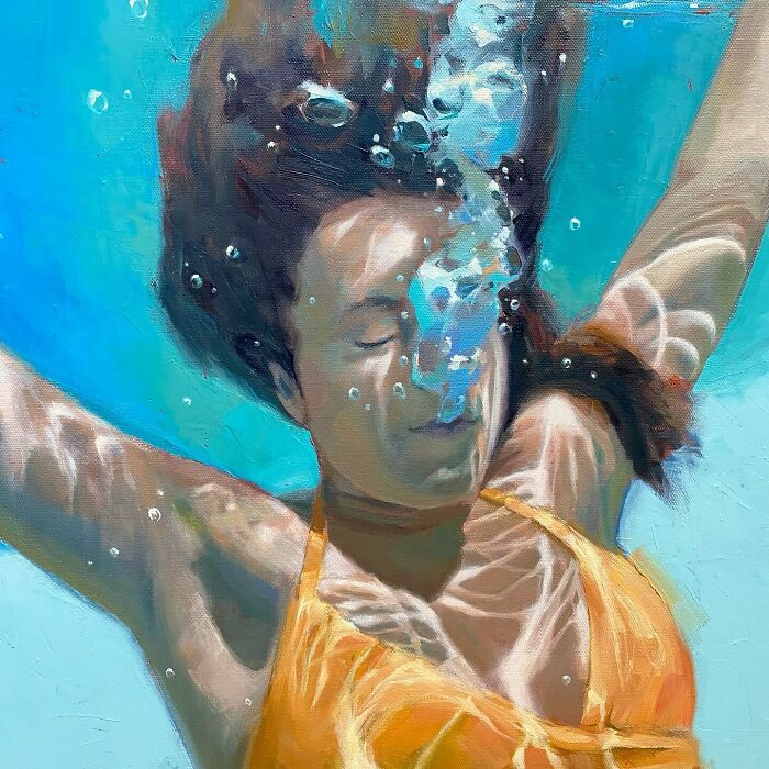 These Underwater Oil Paintings Will Make You Feel Like You're Actually Swimming!