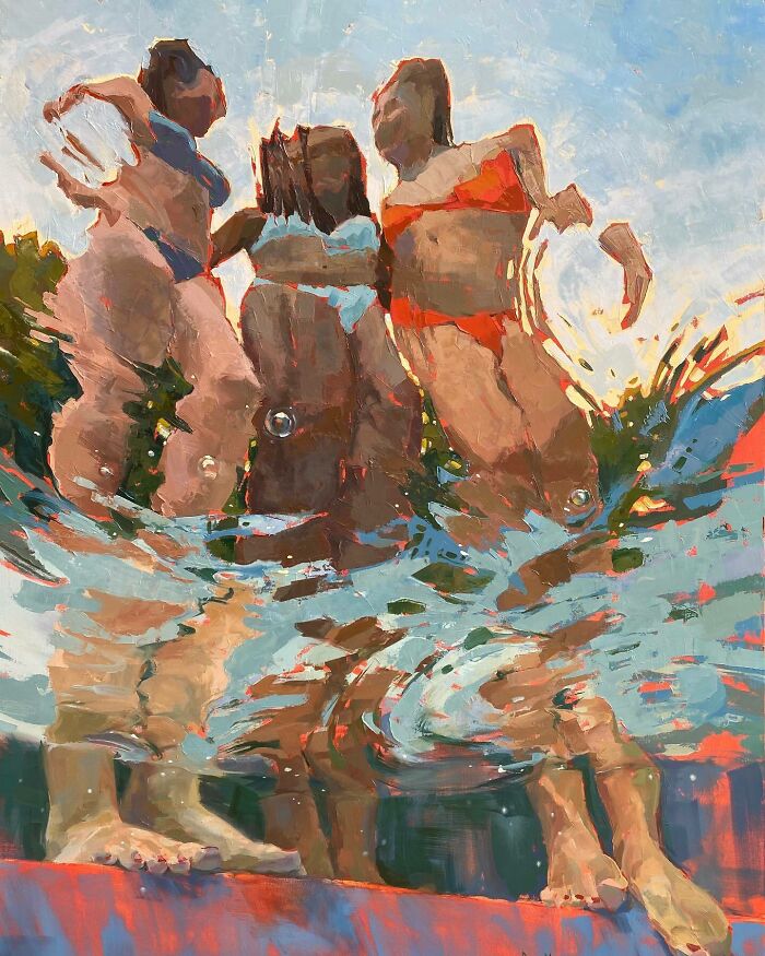 These Underwater Oil Paintings Will Make You Feel Like You're Actually Swimming!