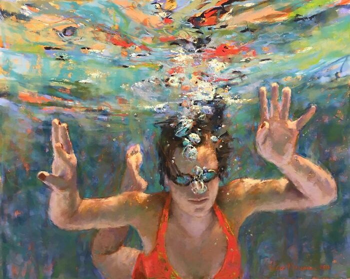 These Underwater Oil Paintings Will Make You Feel Like You're Actually Swimming!